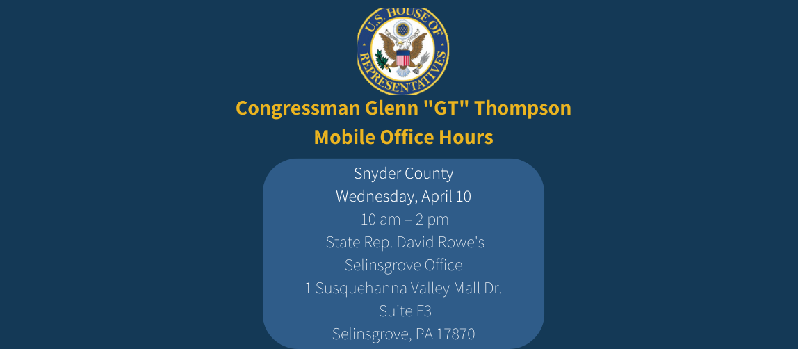 Snyder County April Office Hours