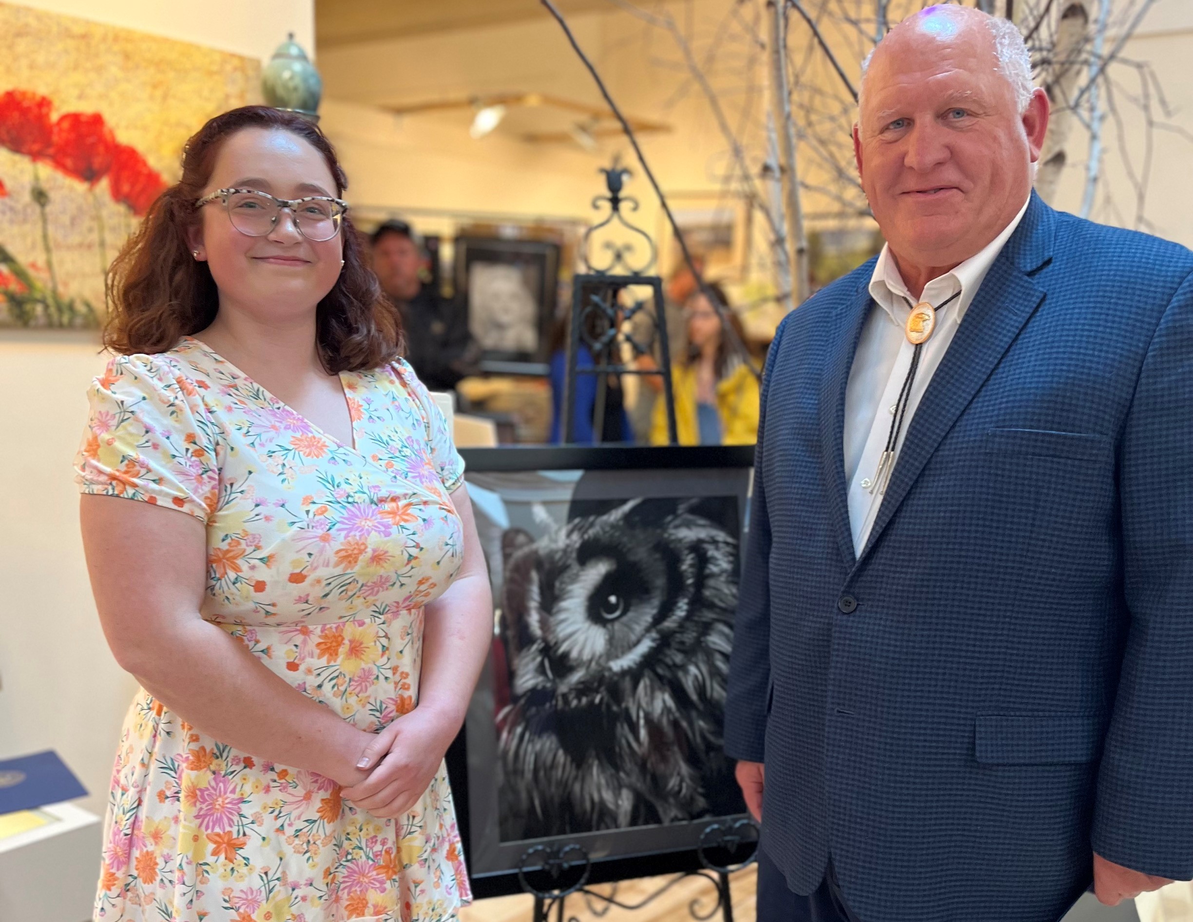 GT with Congressional Art Competition Winner