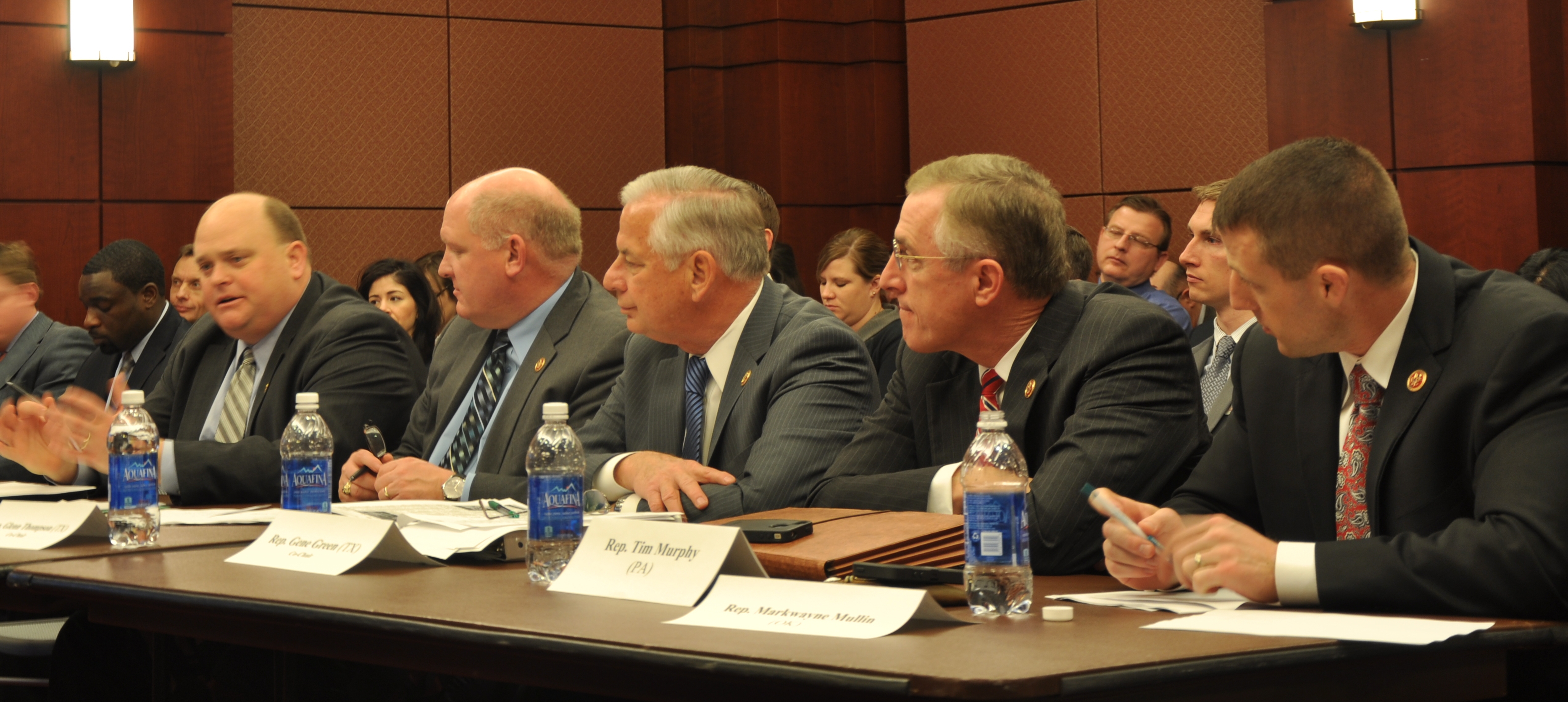 Natural Gas Caucus Co-Chairs (Left to Right: Reps. Reed, Thompson, Green) 