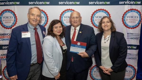 The congressman at an event