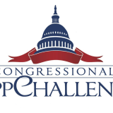 Capitol Dome with Congressional App Challenge Logo