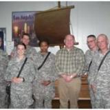 Congressman Thompson with military personnel