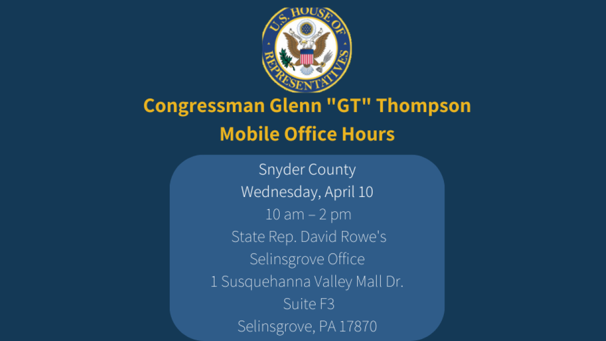 Snyder County April Office Hours