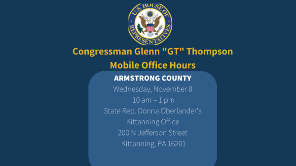 November Armstrong County Office Hours