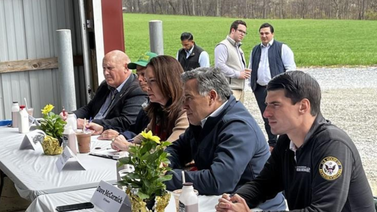 Members sitting at discussion