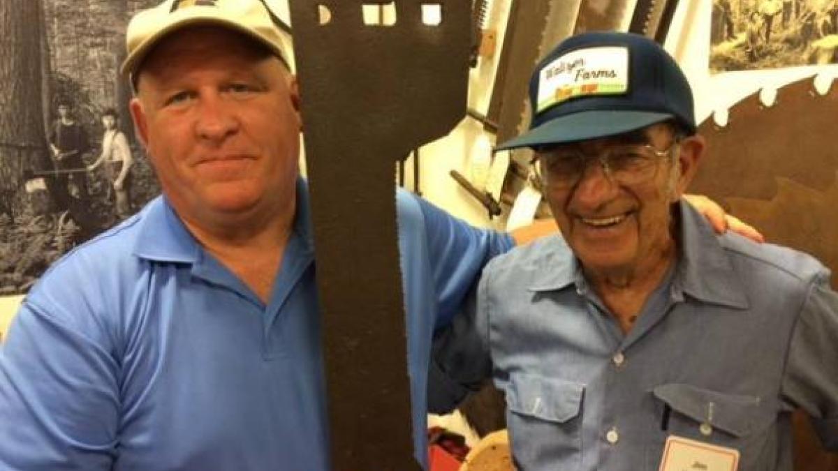 Congressman Thompson standing next to a man